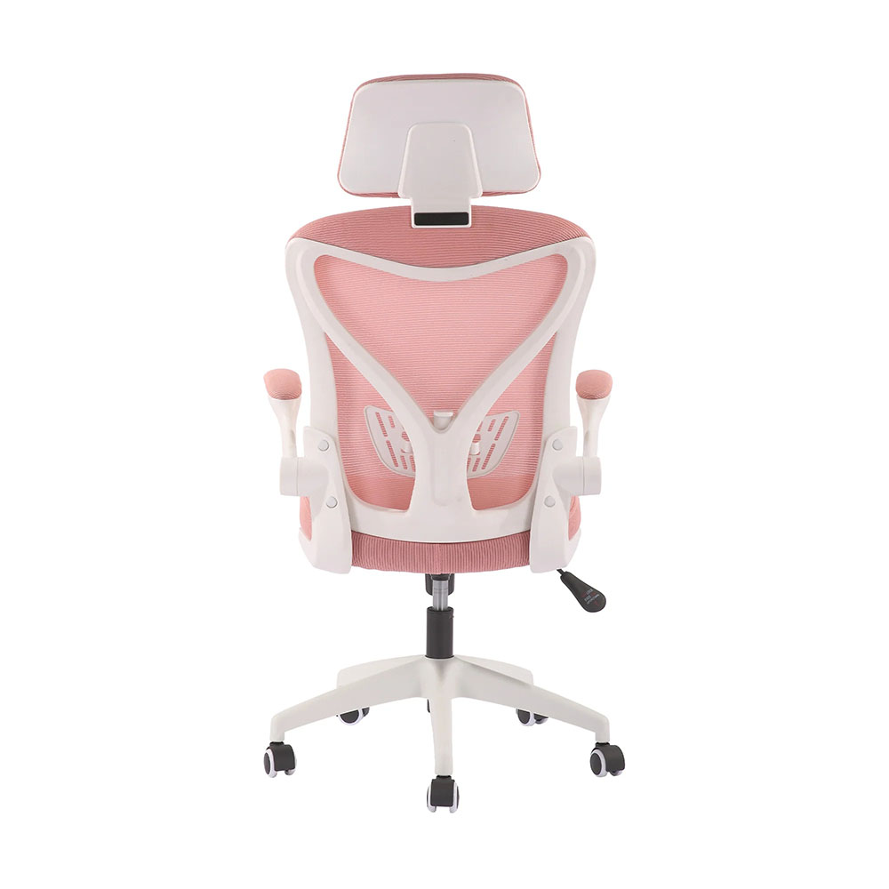 Офис стол RFG Jolly White HB розов